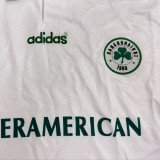 1995/1996 Panathinaikos Away White Retro Soccer Jersey