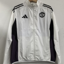 2025/26 M Utd White Windbreaker