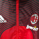 2025/26 AC Black Red Retro Windbreaker