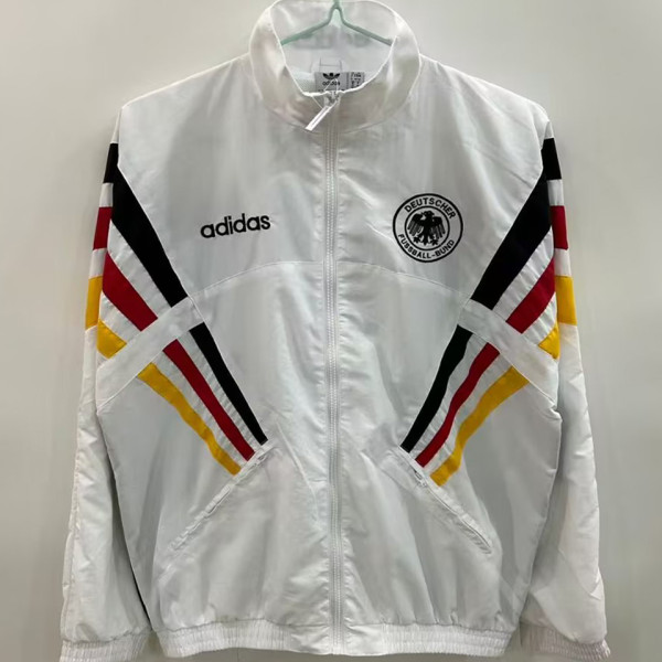 2025/26 Germany White Retro Windbreaker
