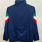 2025/26 Italy Blue Retro Style Windbreaker