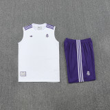 2025/26 RM White Vest Training Jersey(A Set)条纹