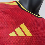 2026/27 Belgium Home Red Player Version Soccer Jersey