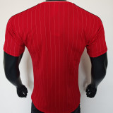 2025/26 M Utd Red Retro Style Player Version Soccer Jersey
