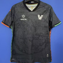 2025/26 Venezia FC Home Black Fans Soccer Jersey   胸前空白版