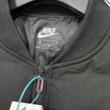 2026/27 NK Black Baseball Cotton Windbreaker Jacket BQ7708 白标