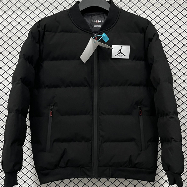 2026/27 Jordan Flight Black Baseball Cotton Windbreaker Jacket BQ7705 白标