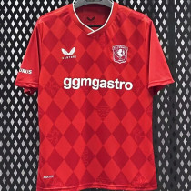 2025/26 Twente Home Red Fans Soccer Jersey