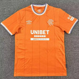 2025/26 Glasgow Rangers 4TH Orange Fans Soccer Jersey