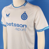 2025/26 Club Brugge Away White Fans Soccer Jersey