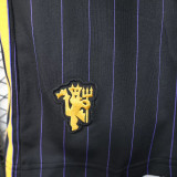 2025/26 M Utd Black Retro Style Shorts Pants