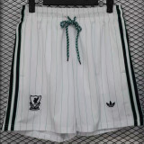 2025/26 LFC White Retro Style Shorts Pants