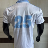 2025/26 AD x oasis #25 White Retro Style Player Version Soccer Jersey (Have No.25 带号码）