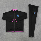 2026 England Black Jacket Tracksuit