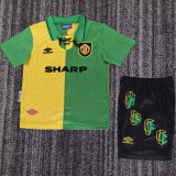 1992/94 M Utd Third Retro Kids Soccer Jersey