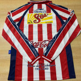 1999/2000 Chivas Home Red Retro Long Sleeve Soccer Jersey