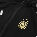 2026 Argentina Black Windbreaker Jacket  (A Set）