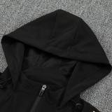 2026 M Utd Black Windbreaker Jacket  （A Set）