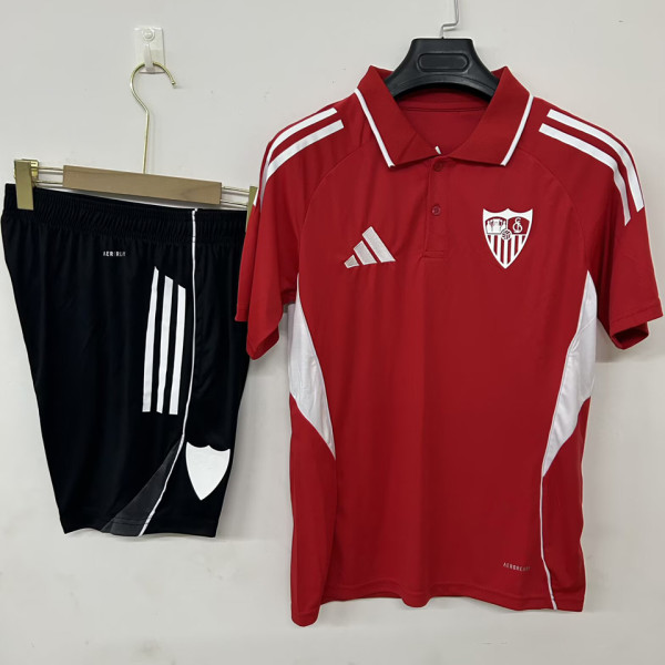 2026 Sevilla FC Red POLO Jersey (A Set) 有领