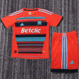 2011/2012 MS Away Red Retro Kids Soccer Jersey