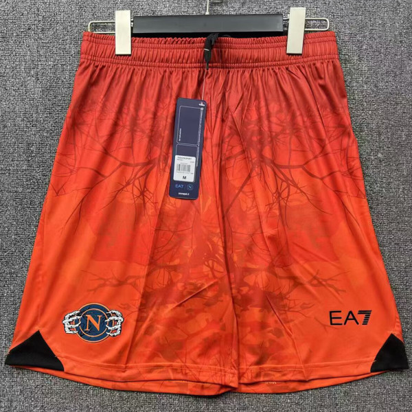 2025/26 Napoli Halloween GK Red Shorts Pants