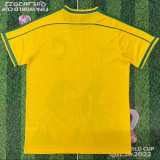 1998 Brazil Special Edition Retro Fans Soccer Jersey