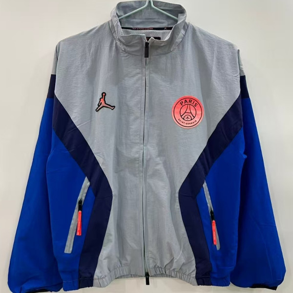2026 PSG Fashion Grey Windbreaker
