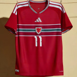 2026/27 Wales Home Red Fans Soccer Jersey