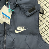 2026/27 NK Royal Blue Cotton Vest Jacket J5503 宝蓝色带帽