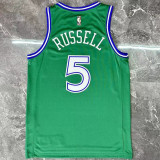 2026 Mavericks RUSSELL #5 Green Retro NBA Jerseys