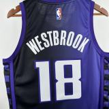 2026 Kings WESTBROOK #18 NBA Jerseys
