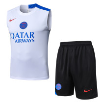 2026 PSG White Vest Training Jersey (A Set)