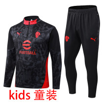 2026 AC Black Kids Sweater Tracksuit