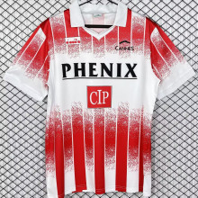 1991/1992 AS Cannes Home Retro Soccer Jersey 戛纳