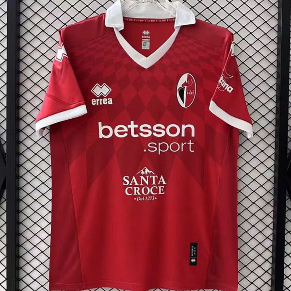 2025/26 Bari Away Red Fans Soccer Jersey 巴里