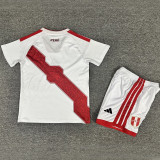 2026/27 Peru Home White Kids Soccer Jersey