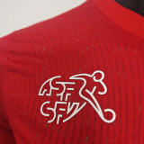 2026/27 Switzerland Home Red Player Version Soccer Jersey