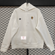 2026 Benfica White Retro Style Hoody  小绣花