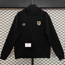 2026 Benfica Black Retro Style Hoody  小绣花 黑色