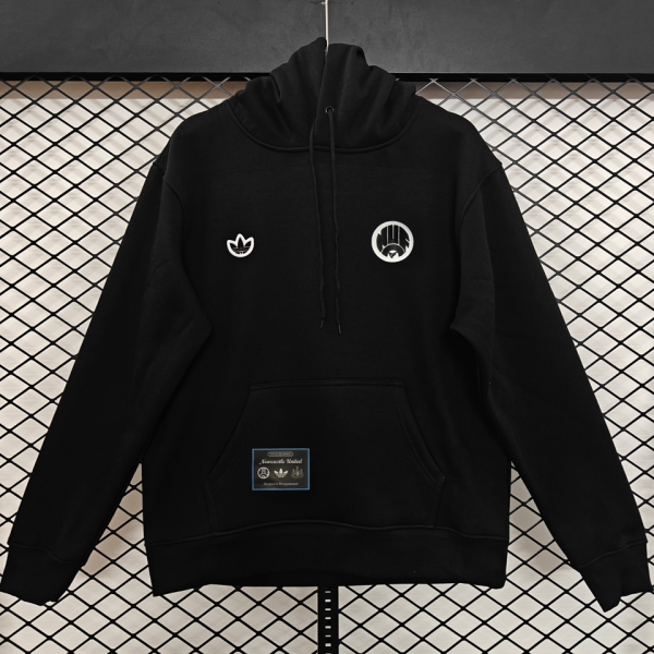 2026 Newcastle Black Retro Style Hoody  小绣花 黑色