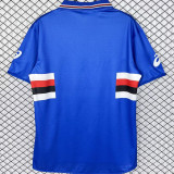 2003/2004 Sampdoria Home Retro Soccer Jersey