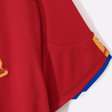 2010 Spain Home Red Retro Soccer Jersey