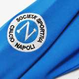 1987/88 Napoli Home Blue Retro Long Sleeve Soccer Jersey