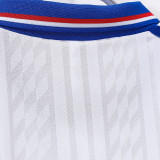 1994 France Away White Retro Soccer Jersey