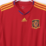 2010 Spain Home Red Retro Soccer Jersey