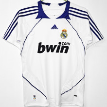 2007/08 RM White Home Retro Soccer Jersey
