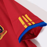 2010 Spain Home Red Retro Soccer Jersey