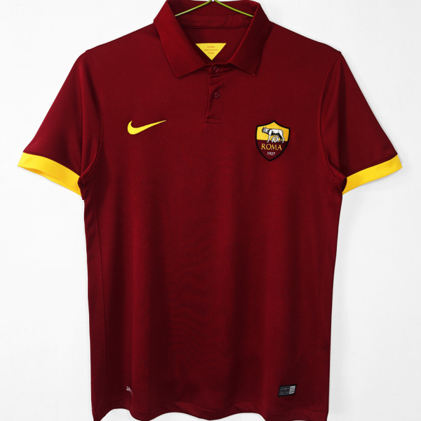 2014/15 Roma Home Red Retro Soccer Jersey