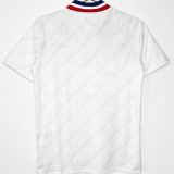 1995/96 Lyon Home White Retro Soccer Jersey