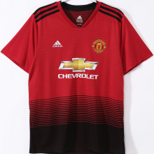 2018/19 M Utd Home Red Retro Soccer Jersey